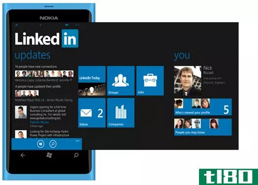linkedin推出windows phone应用程序