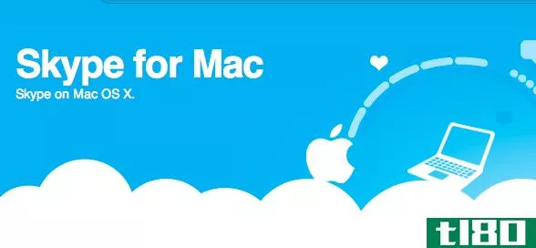 skype 5.5 beta for mac今天发布，可选择是否带视频接听电话