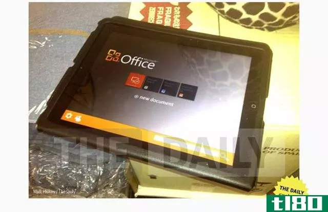 微软：office for ipad照片“不是我们的软件”