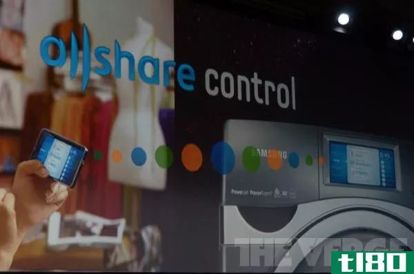 三星宣布allshare control洗衣机可由智能手机控制