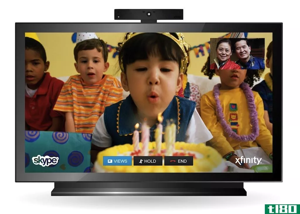 康卡斯特在xfinity上的skype为hdtv增加了视频通话，每月收费9.95美元