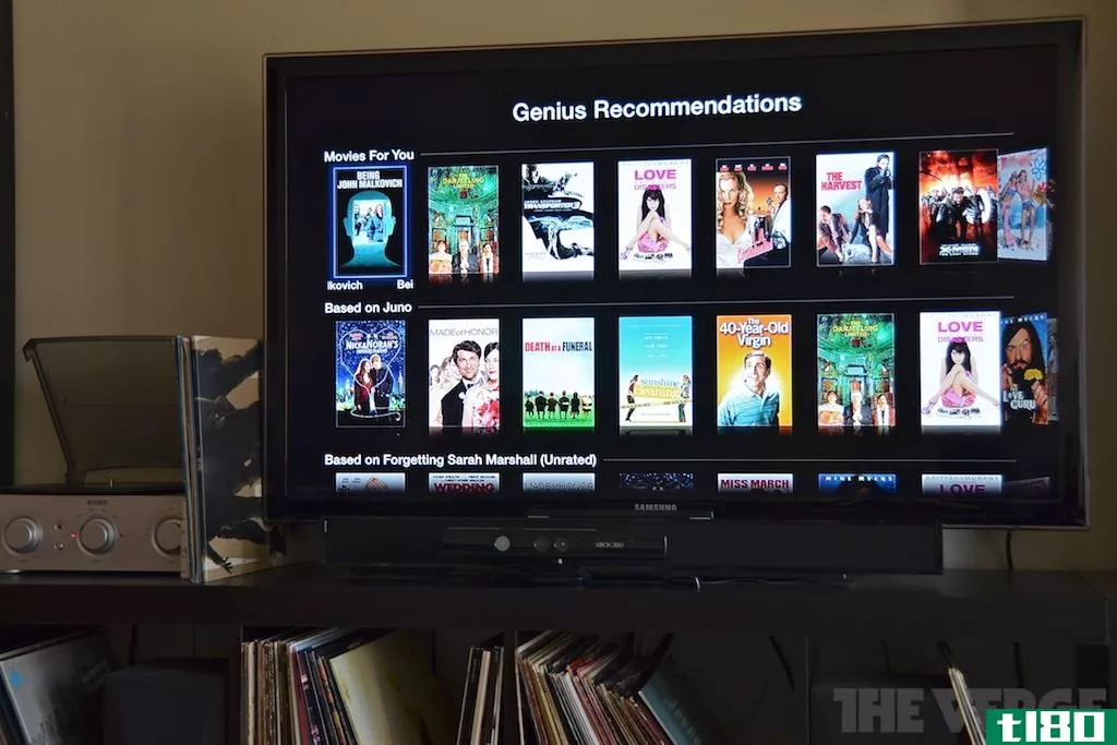 苹果电视增加了天才电影和电视推荐