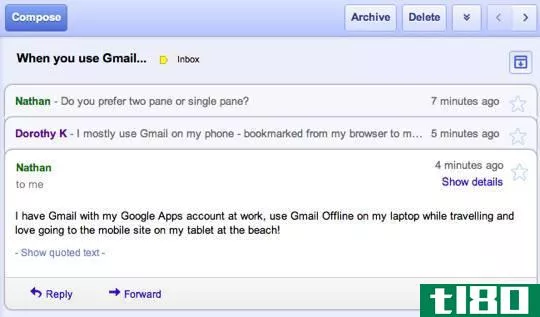 googlechrome使用html5在gmail中巧妙地打开电子邮件链接