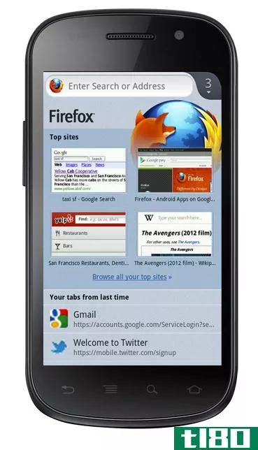 android版firefox 14 beta版现已推出，具有改进的用户界面