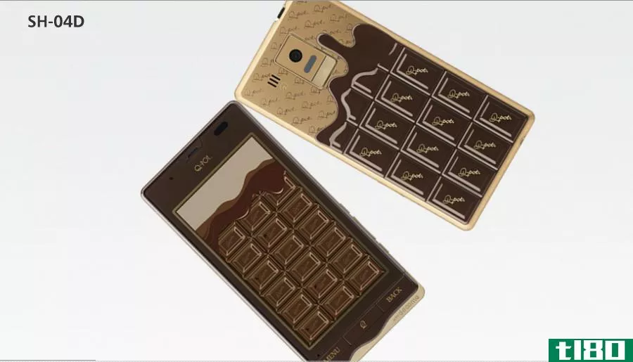 夏普和q-pot为情人节提供巧克力灵感手机