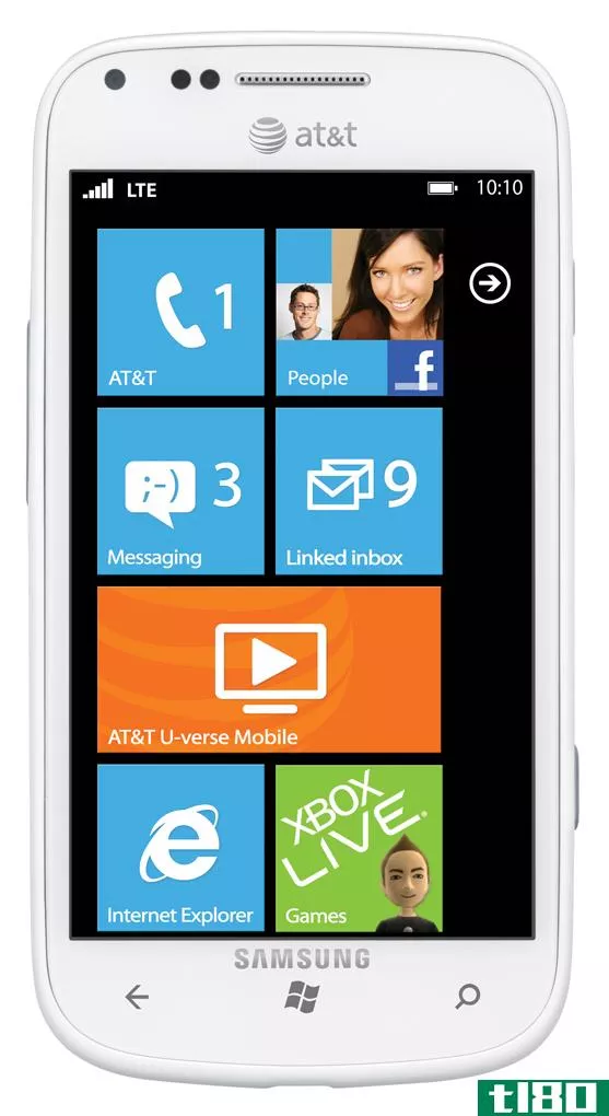 at&t的三星focus 2于5月20日宣布：搭载lte的windows phone售价49.99美元