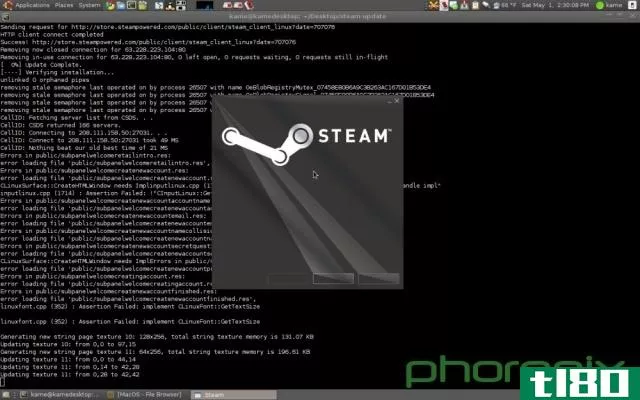 valve正在为linux开发steam，发布“not too out”（更新图片）