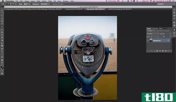 adobe展示photoshop cs6的内容感知移动功能