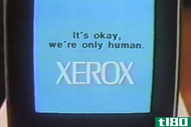 施乐1972年的广告显示电脑是你的私人助理