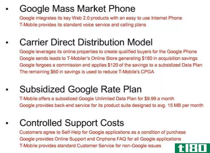 谷歌希望为android手机提供9.99美元的无限制数据计划补贴