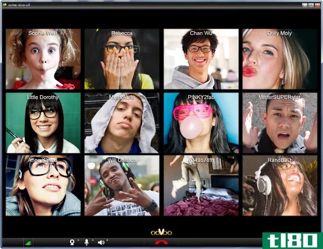 oovoo应用在facebook上增加了12路视频聊天功能
