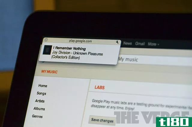 google play music首次推出带有桌面通知、html5音频的labs功能