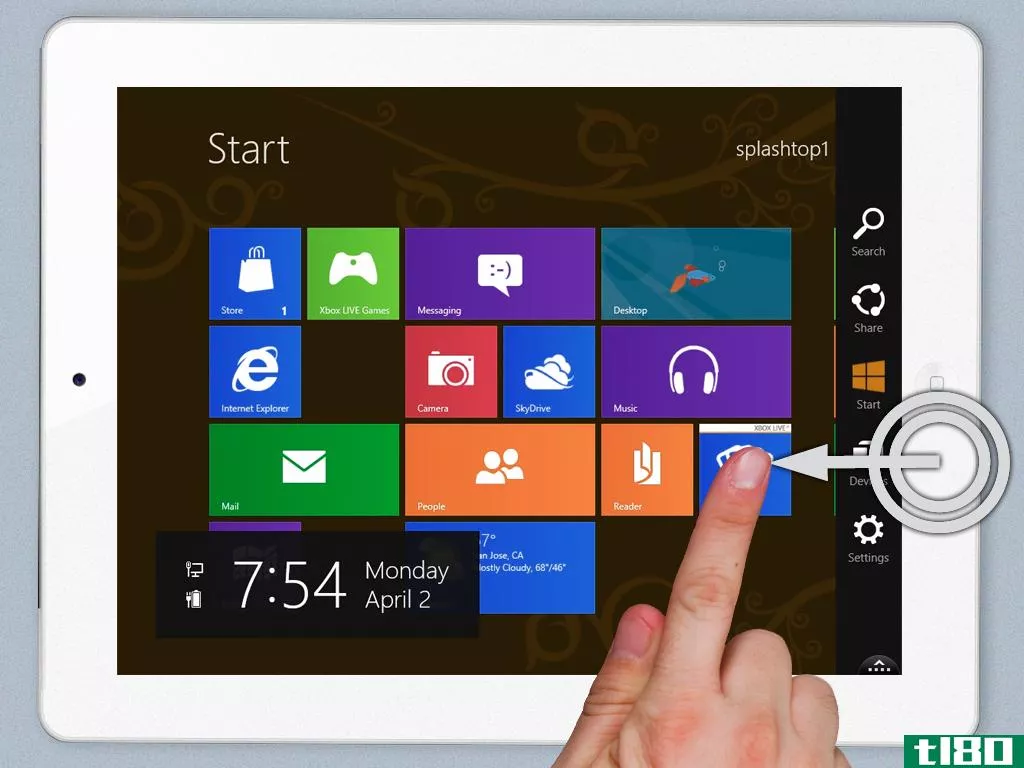 splashtop远程桌面应用将windows8引入ipad