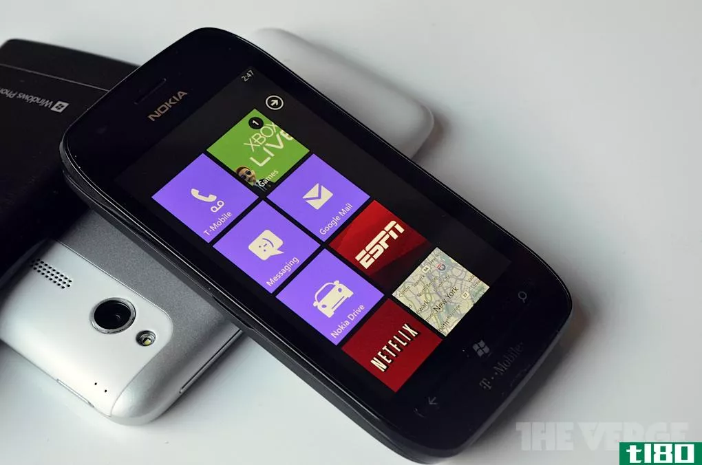 诺基亚的Lumia710是其在美国的首款windows手机，目前正在销售中