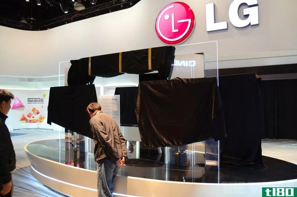 lg 55英寸oled电视在2012年消费电子展上亮相