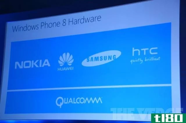 诺基亚、三星、宏达电和华为将推出首批WindowsPhone8设备