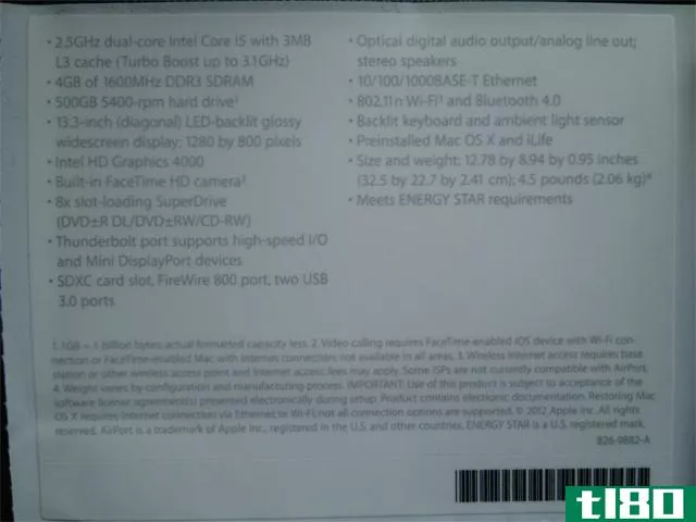 MacBookPro 13英寸规格表泄漏显示usb 3.0、1280 x 800分辨率和常春藤桥？