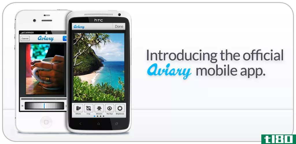 aviary为iphone和android推出独立的照片编辑应用程序
