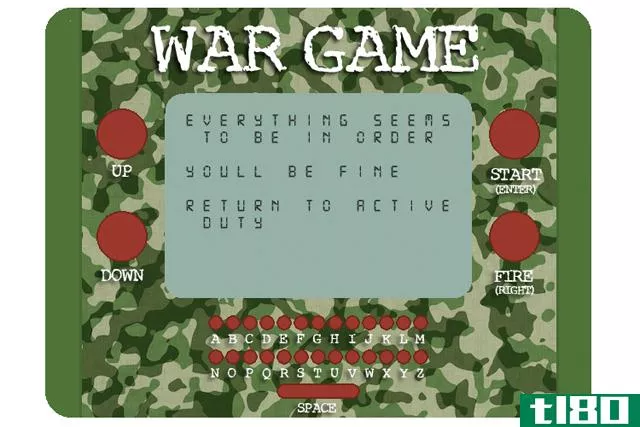 玩这个：“战争游戏”