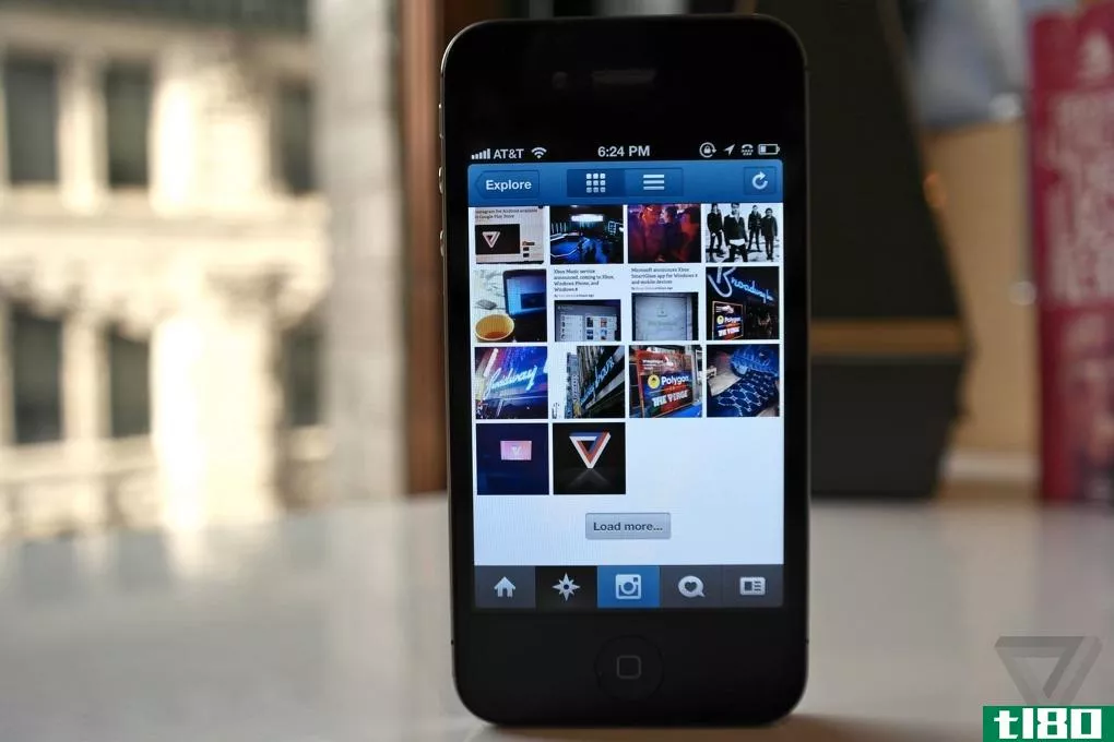 instagram 2.5 for iphone增加了探索部分，修改了个人资料标签，整合了facebook的喜好