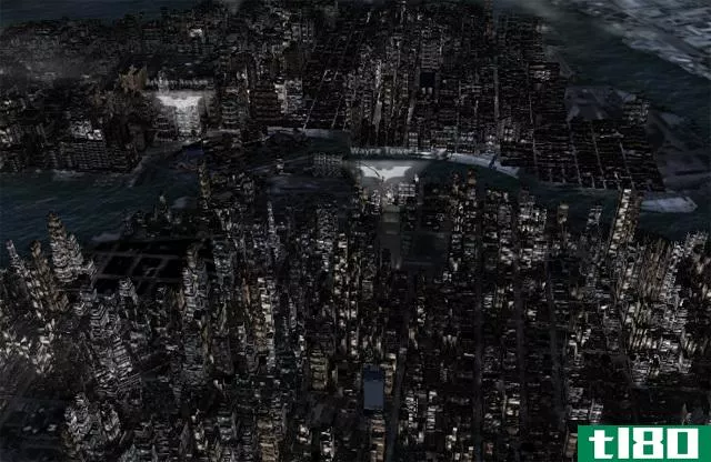 诺基亚3d地图允许您探索“黑暗骑士崛起”哥谭市
