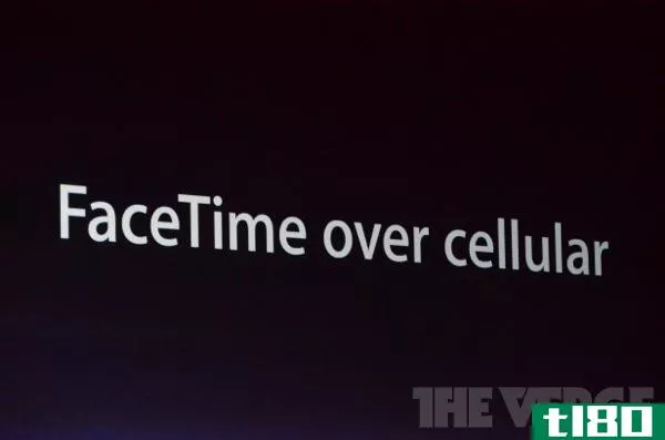 iOS6增加了手机网络上的facetime，允许您通过手机号码发送视频通话