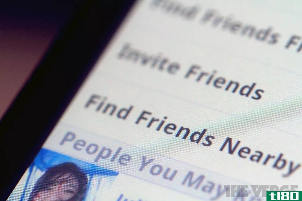 facebook的“在附近找朋友”功能可用于网络和手机