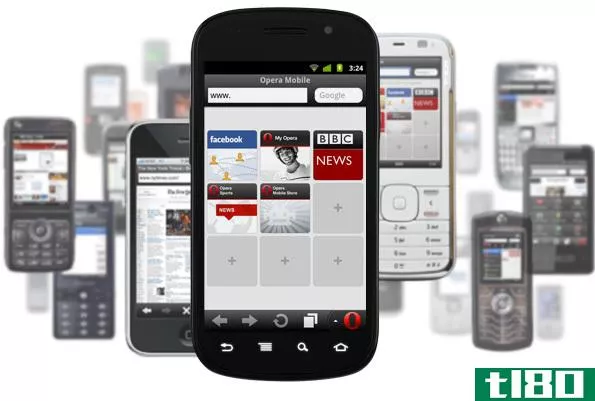 opera mini 7浏览器，适用于功能手机、s60和黑莓手机