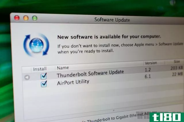 苹果thunderbolt软件更新1.2导致部分Mac出现问题