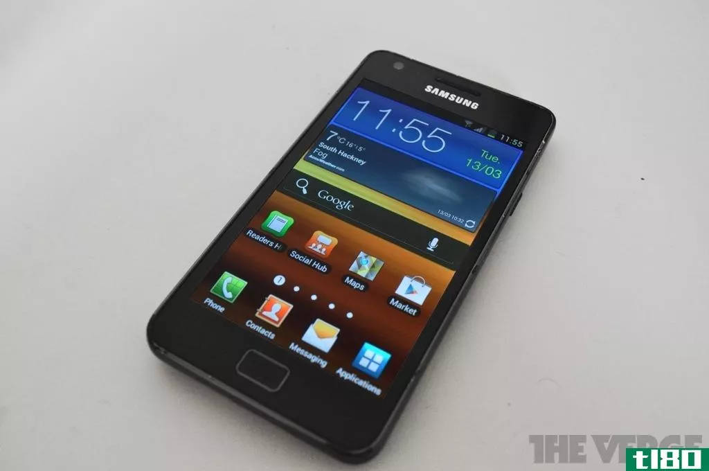galaxy s ii android 4.0升级在错误启动后于本周二在at&t正式推出