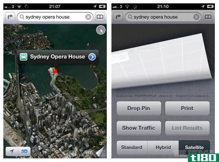 苹果在iOS6地图应用程序中使用tomtom和openstreetmap数据