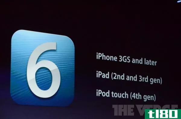 苹果详细说明了ios 6的硬件要求：iPhone3GS将被更新，原厂ipad和第三代iPodTouch被遗漏