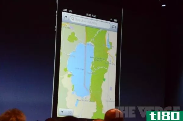 苹果用自己的地图、路线导航和交通信息取代了谷歌地图
