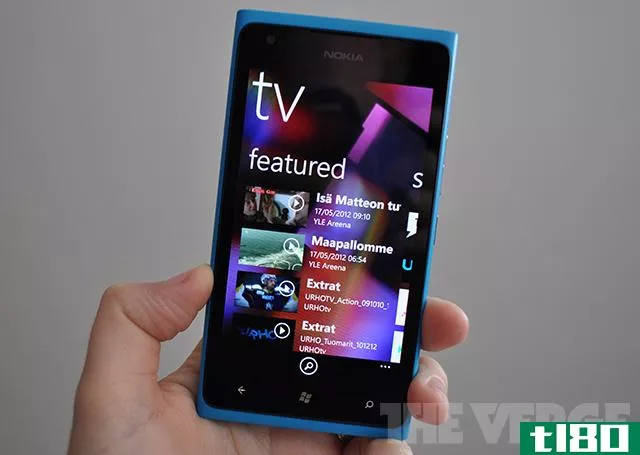 诺基亚电视应用程序现在可用于lumia windows手机