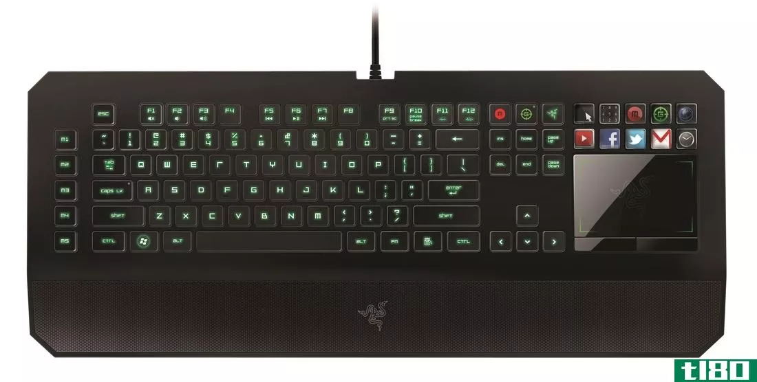 RazerDeathStacker终极键盘提供249美元的lcd触摸屏