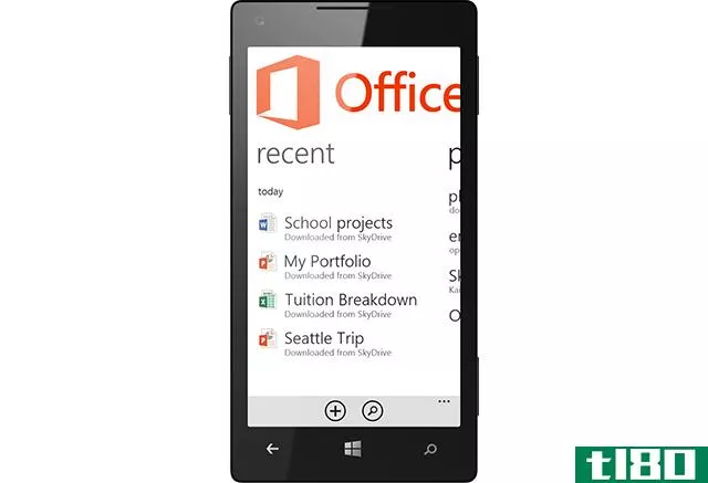 微软公布即将推出的office for windows phone 8功能