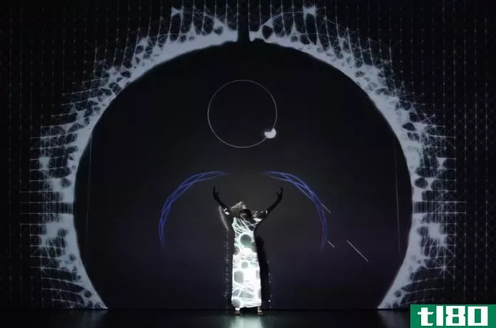 看这个：nosaj thing的“eclipse/blue”将舞蹈与基于实时运动的动画结合起来
