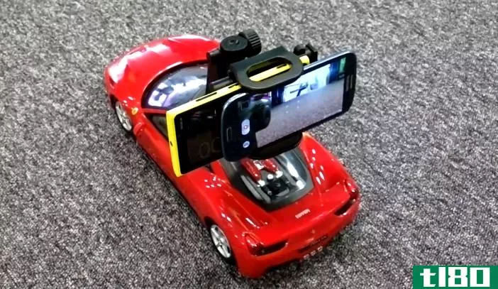 俄国人用无线电控制的汽车来测试lumia 920的图像稳定性