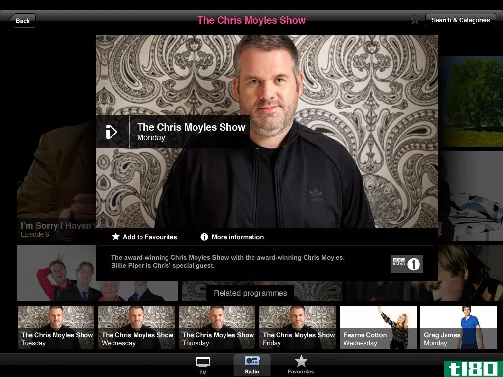 bbc iplayer应用程序更新，支持新ipad的视网膜显示
