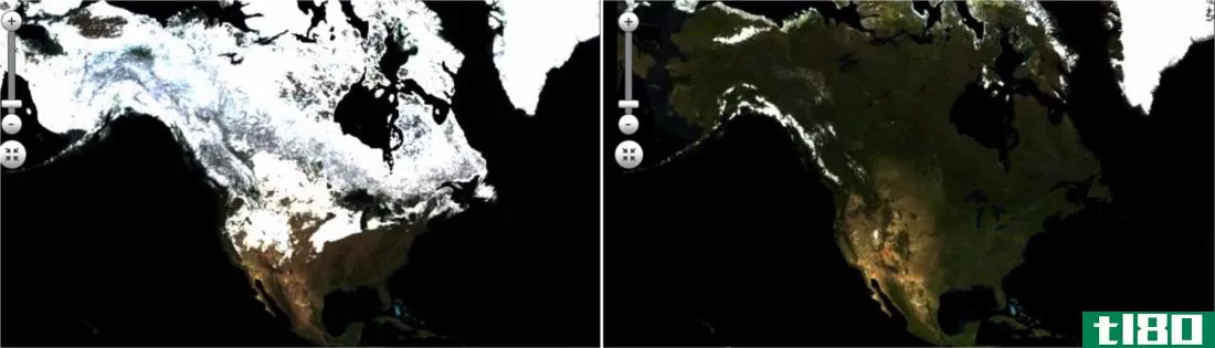 谷歌利用陆地卫星数据制作地球的延时视频