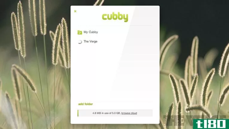 dropbox竞争对手cubby宣布，100gb空间的起价为每月6.99美元