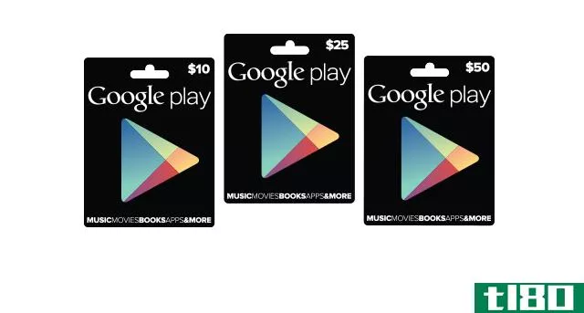 谷歌宣布通过target、gamestop和radioshack销售play store礼品卡