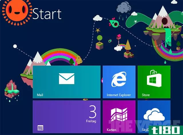 微软新的windows 8启动屏幕模式令人欣喜若狂