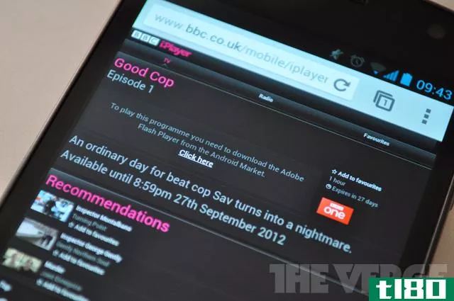android flash player重返谷歌play uk支持bbc iplayer