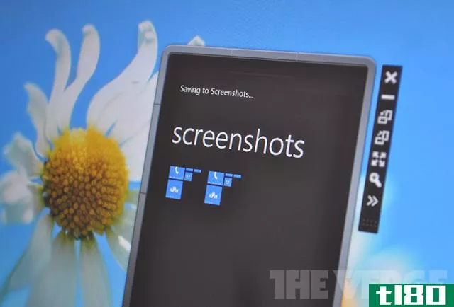 windows phone 8将包含带有windows和摄像头按钮组合的屏幕截图功能