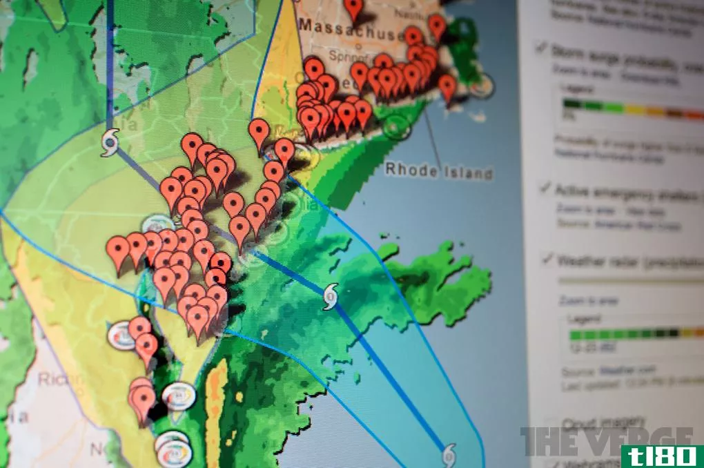 用谷歌的危机地图准备飓风桑迪