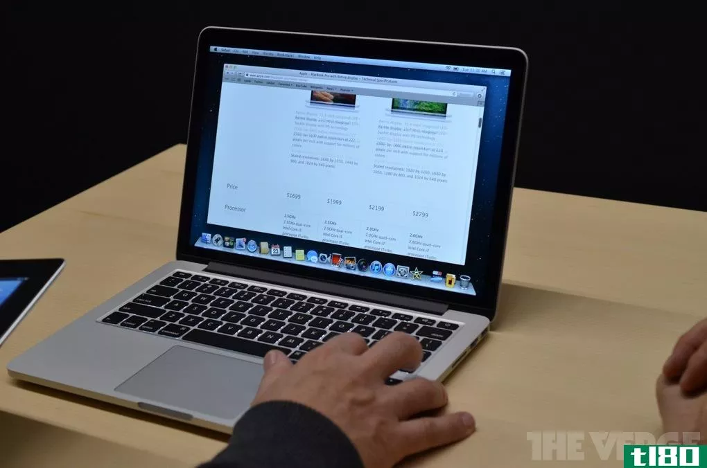苹果的13英寸MacBookPro带有retina显示屏，是升级者的噩梦
