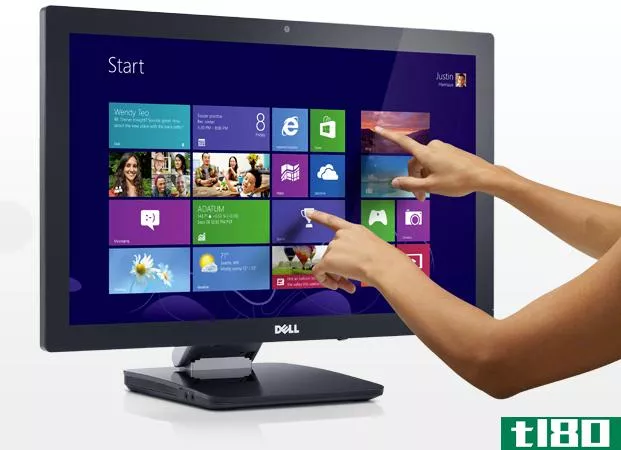 戴尔推出适用于Windows8的23英寸多点触控显示器和无线触摸板