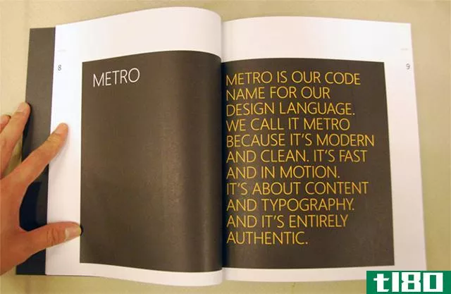 微软metro的奇特案例，一种不能说的设计语言