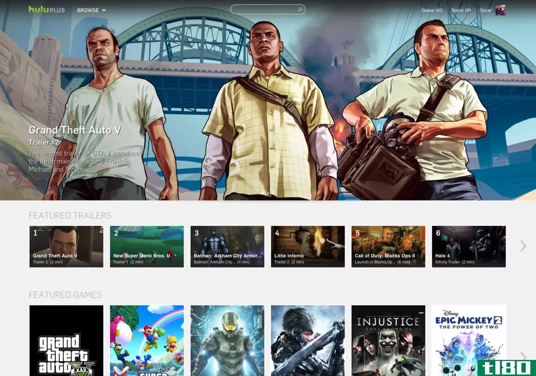 hulu视频游戏中心作为预告片、游戏视频和评论的一站式商店推出
